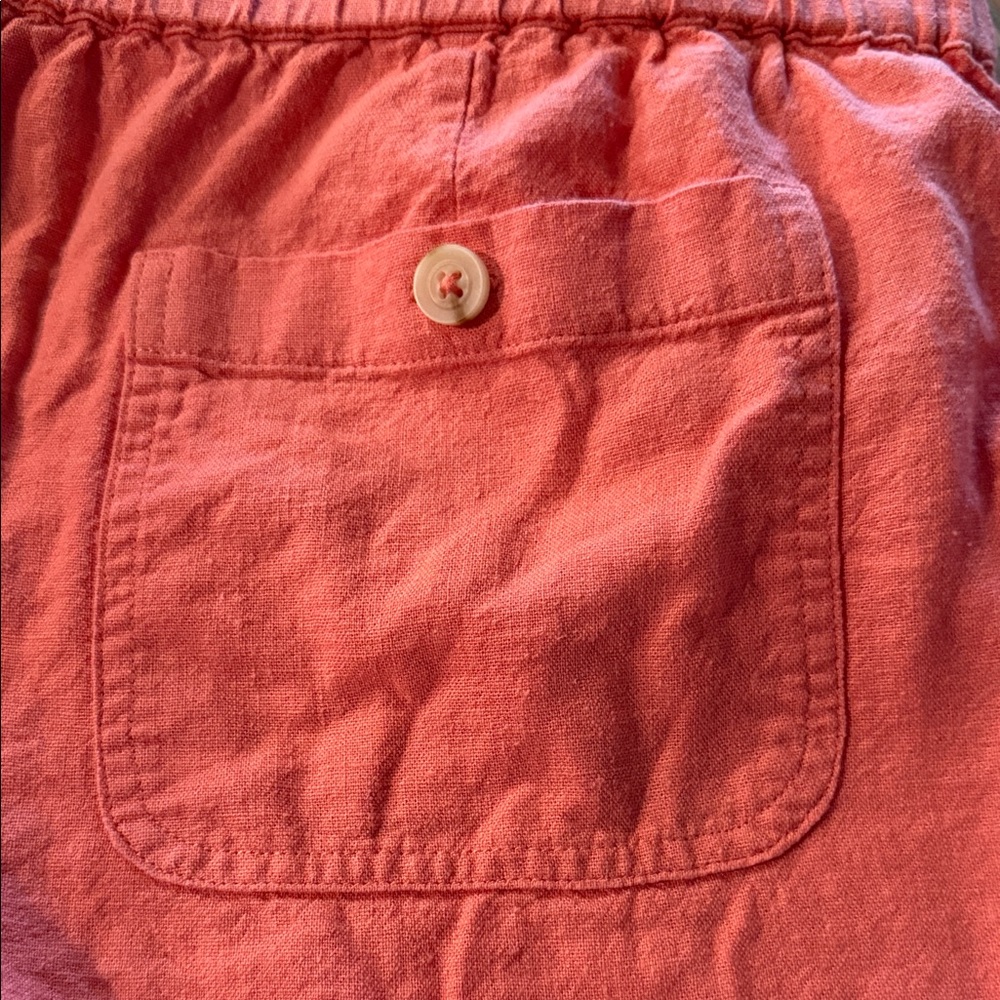 Peach/deamcicle and White Striped Blouse and Shorts Set (look at other pics) - Picture 9 of 14